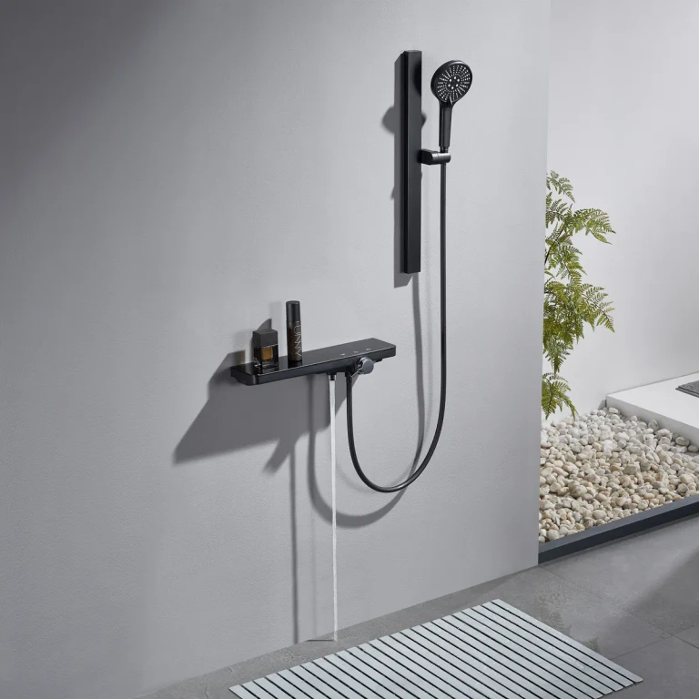 4-Spray Hand Shower with Slide Bar Handheld Shower with High Pressure Spray