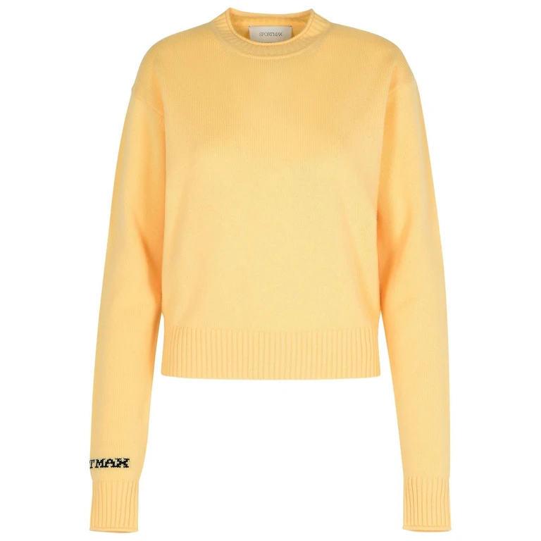 SportMax Yellow Agadir1234 Sweater