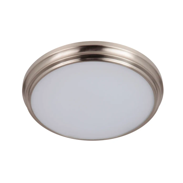 Brushed Polished Nickel LED Flushmount from the X66 flushmounts Collection