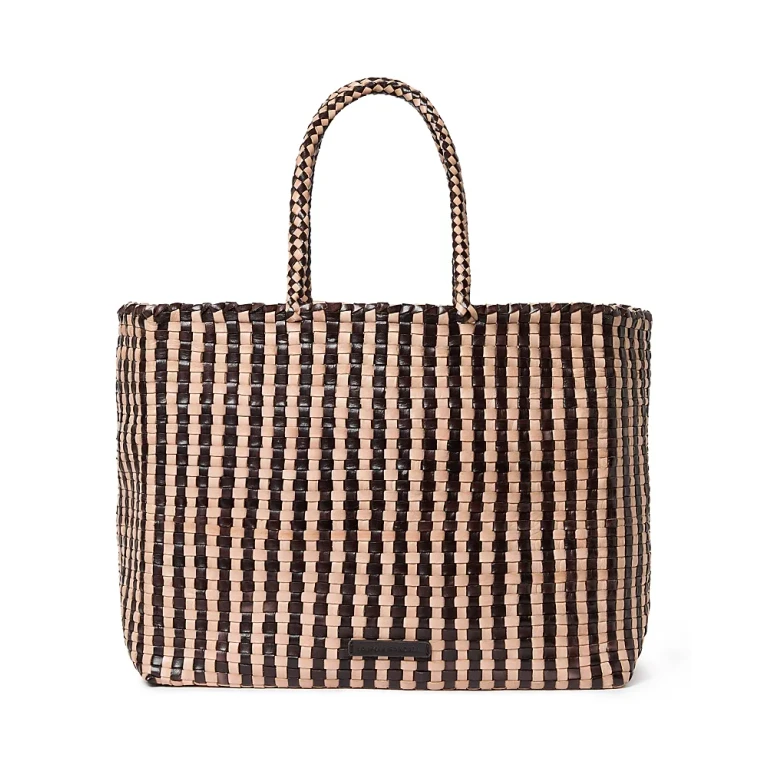 Loeffler Randall Small Woven Leather Tote