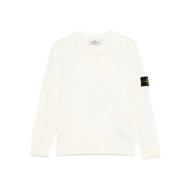 Stone Island Logo-patch Crew Neck Jumper
