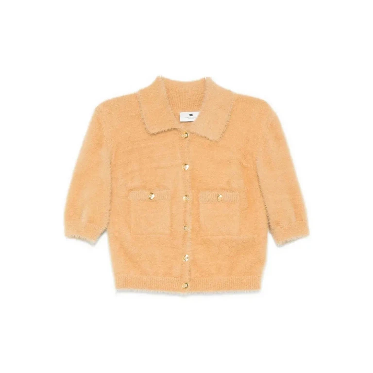 Elisabetta Franchi Pull Col Rond - Beige