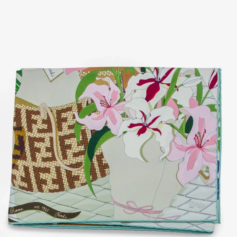 Neck Scarf Woman color Green (FXT091B01SF1WNV)