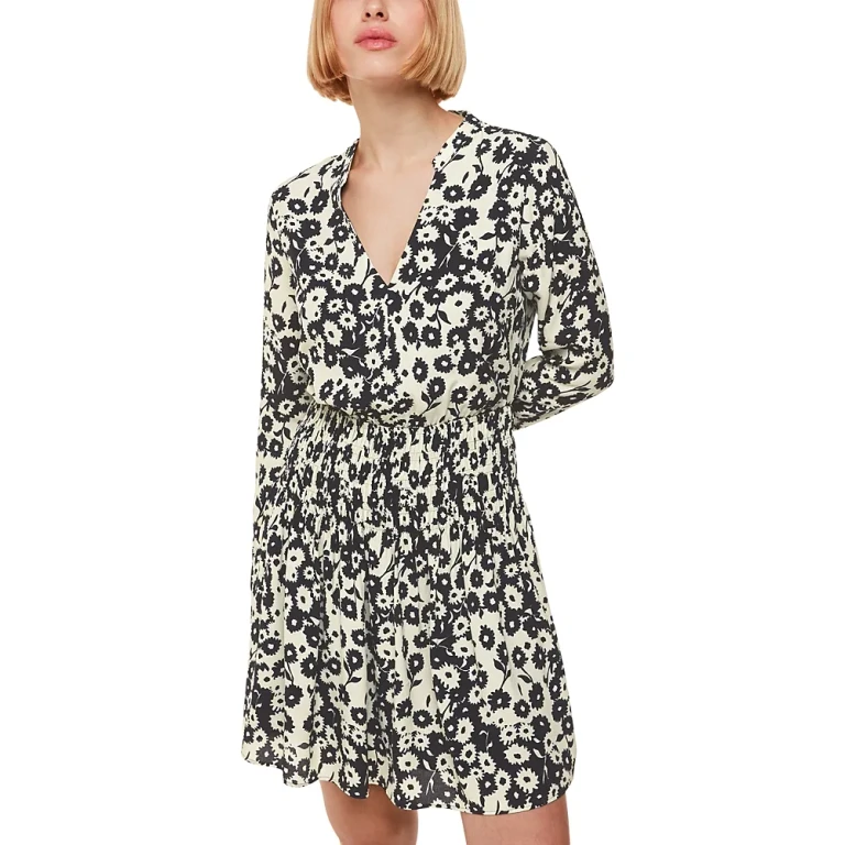 Whistles Riley Floral Shirred Dress