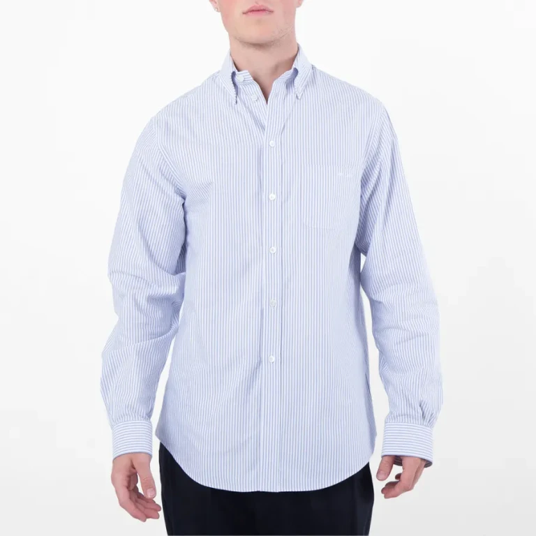 Bally Striped Long-Sleeved Cotton Shirt