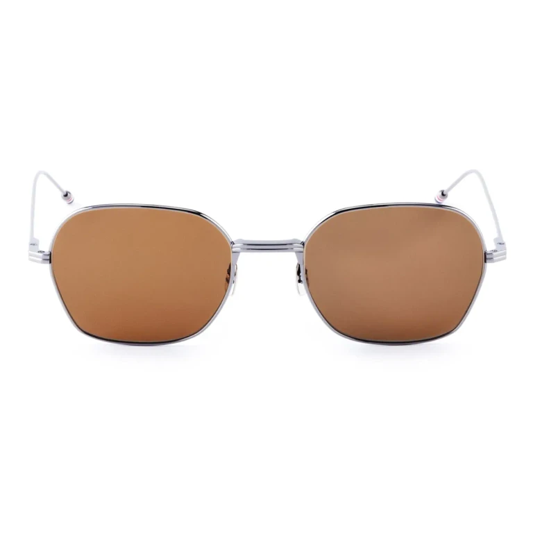 Thom Browne Rectangular - Silver Sunglasses