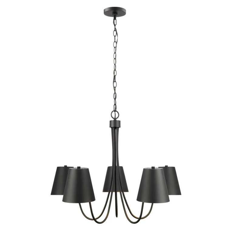 Chandelier in Matte Black