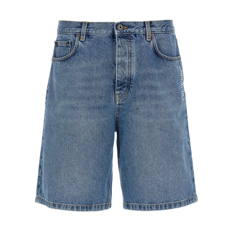 Off-White half Arrow Bermuda Shorts