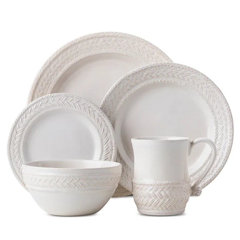 Juliska Le Panier Whitewash 5 Pc Place Setting