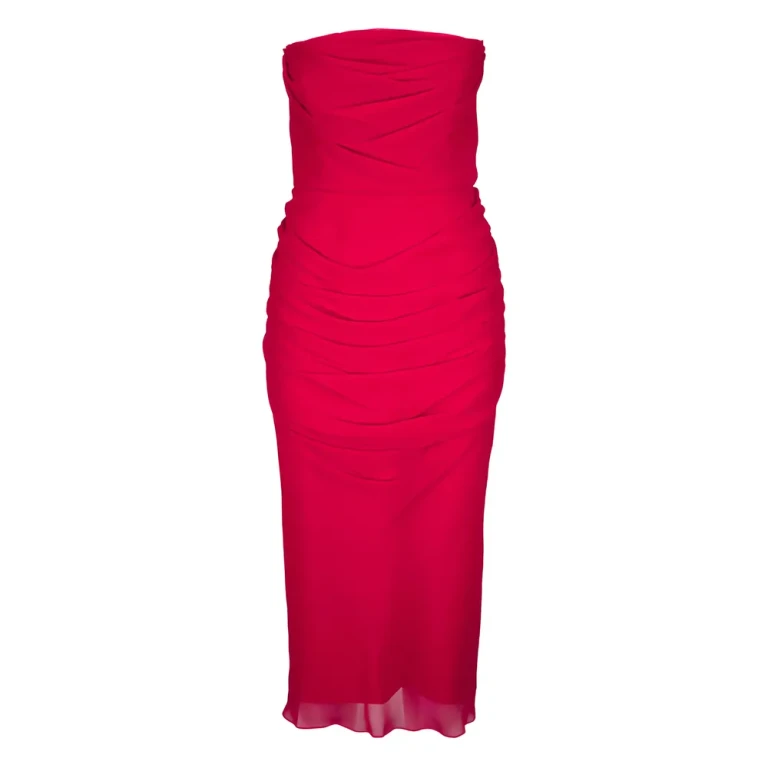 Carolina Herrera Strapless Ruched Dress