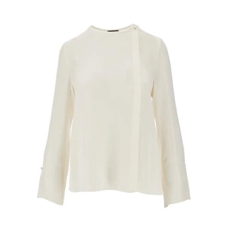Emporio Armani Icon Seidenbluse für Damen, Größe 40
