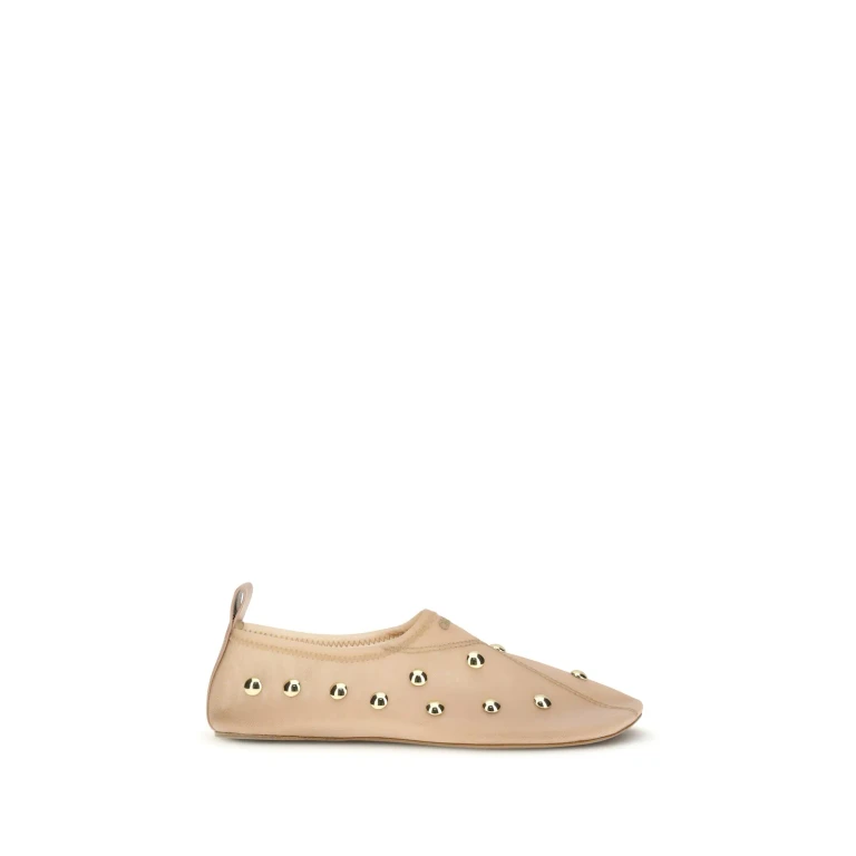 Chloé Beige Rita Flats