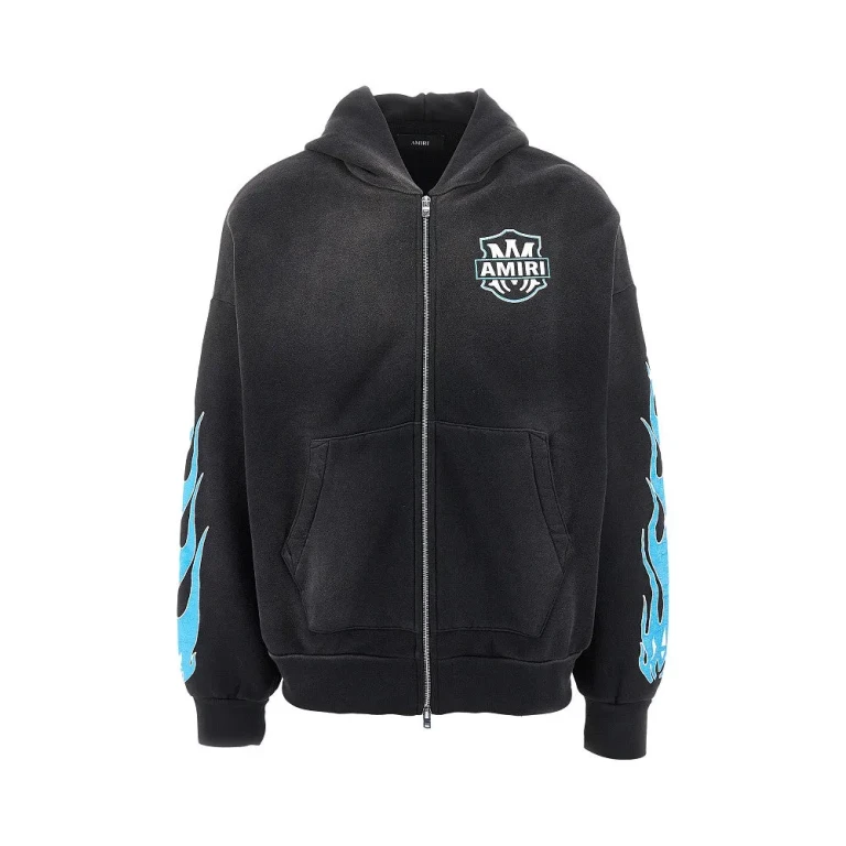 AMIRI 'MA Flames' full-zip hoodie Man S