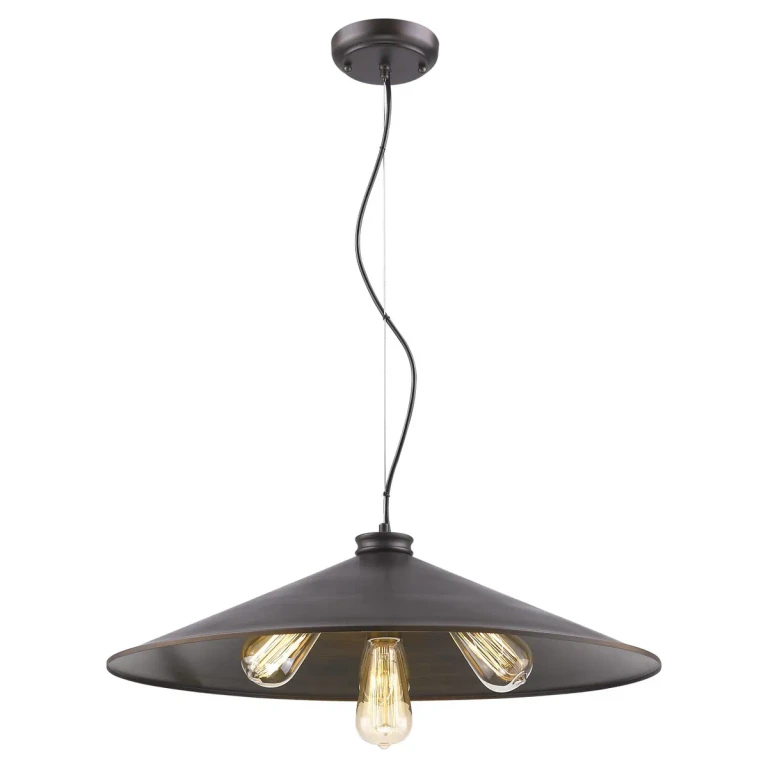 Oil Rubbed Bronze Four Light Pendant from the Alcove Collection