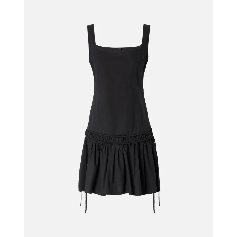 Pinko - Robe courte froncée avec cordon de serrage - 36