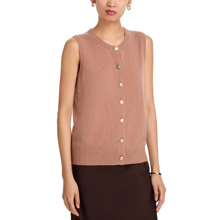 Cashmere Crewneck Sweater Vest - Exclusive