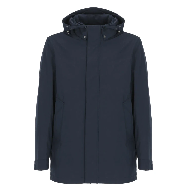 Coat Men color Blue (CFWOOU2017MRUT34963989)