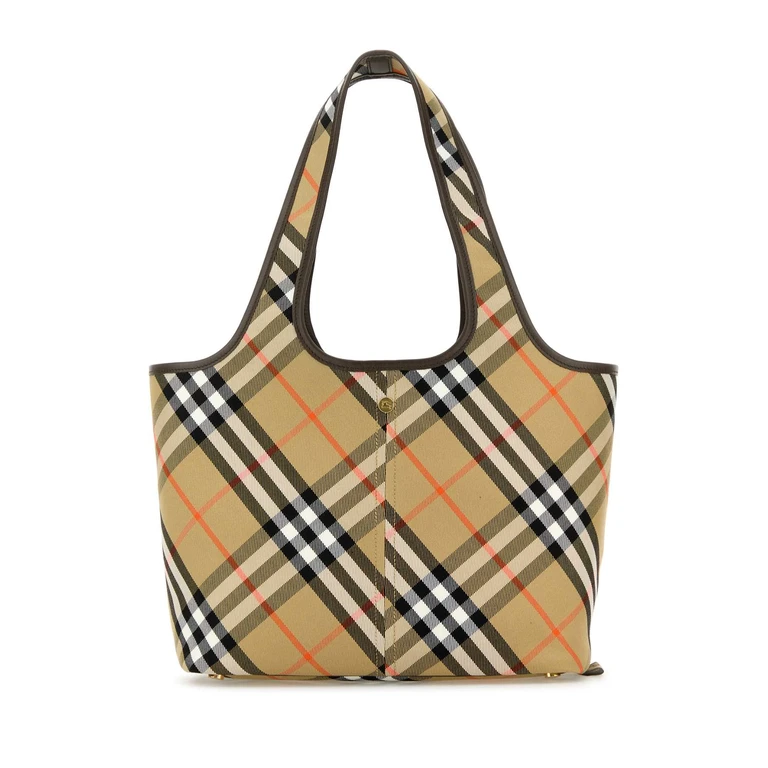 Burberry Small Check Tote Bag