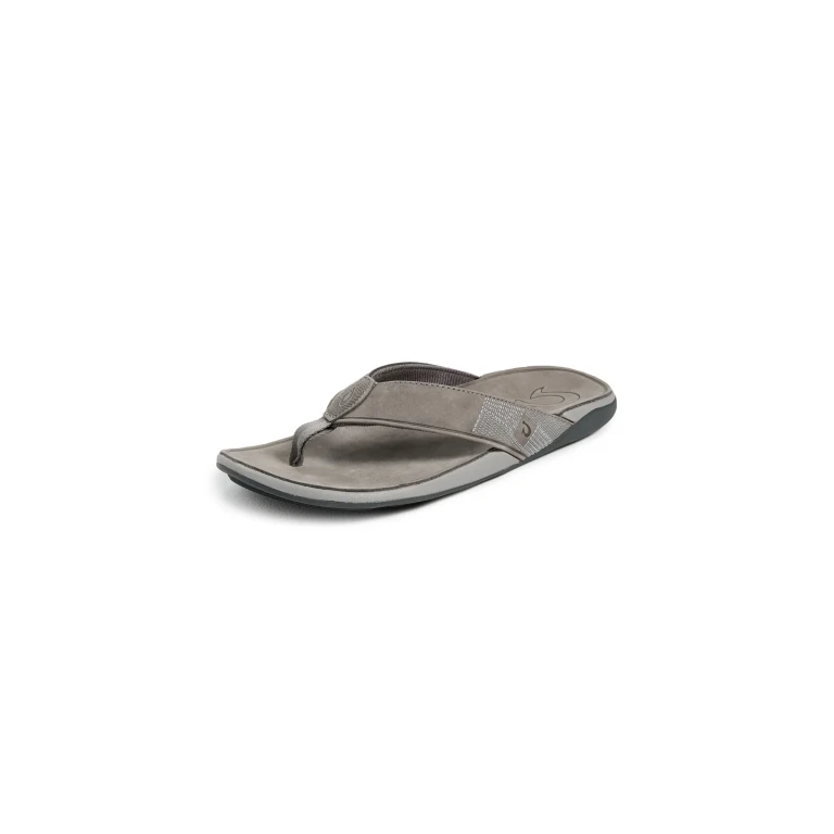 OluKai Tuahine Sandals Dark Wood 9