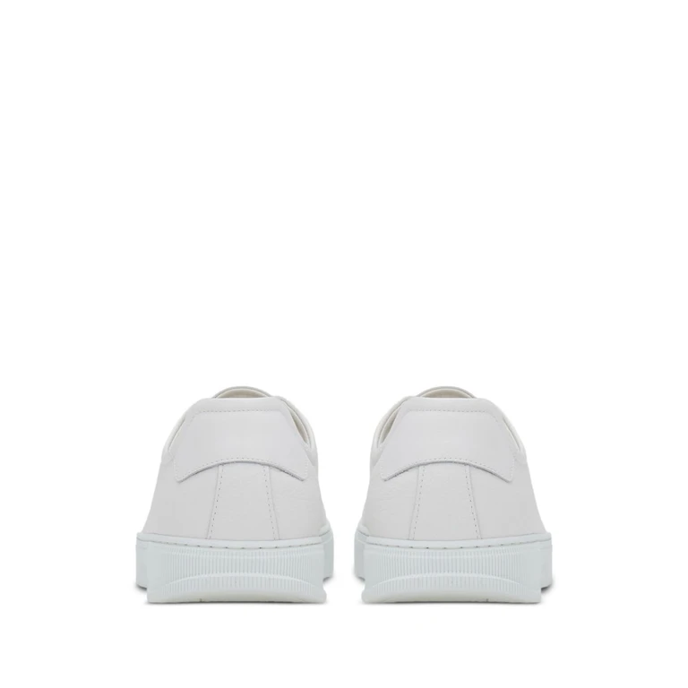 Salvatore Ferragamo Flat shoes White Leather Upper - Men