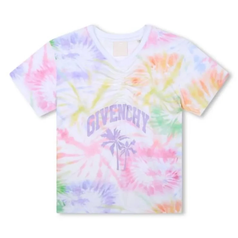 Givenchy Girls Tie-Dye Logo T-Shirt