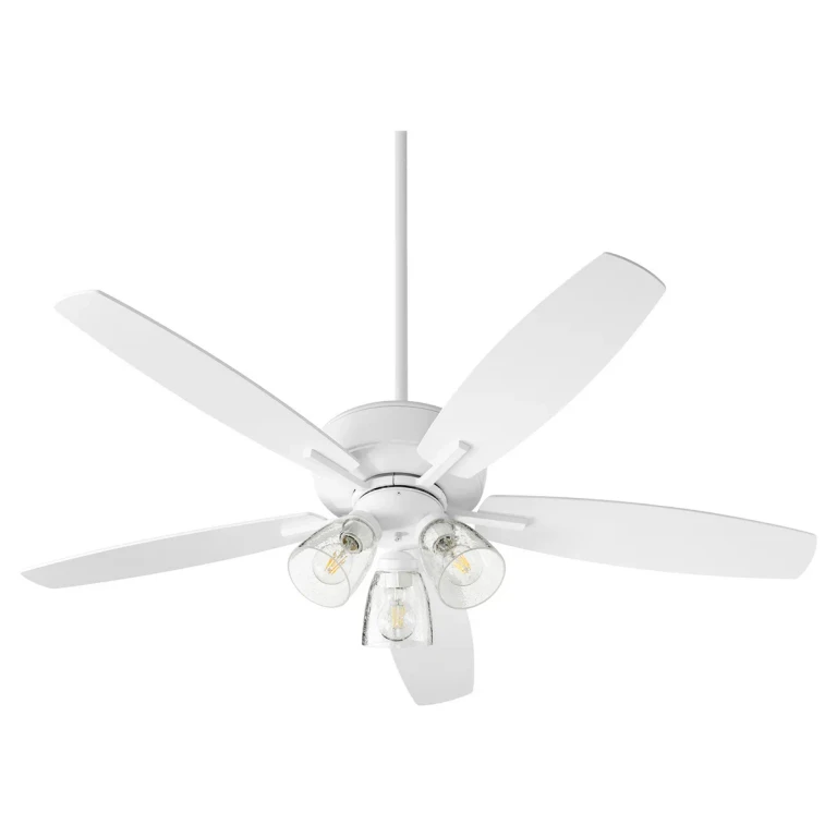 Studio White 52"Ceiling Fan from the Breeze Collection