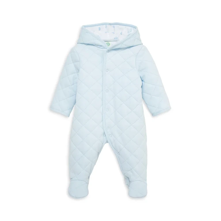 Little Me Boys' Cars Quilted Pram Footie - Baby
