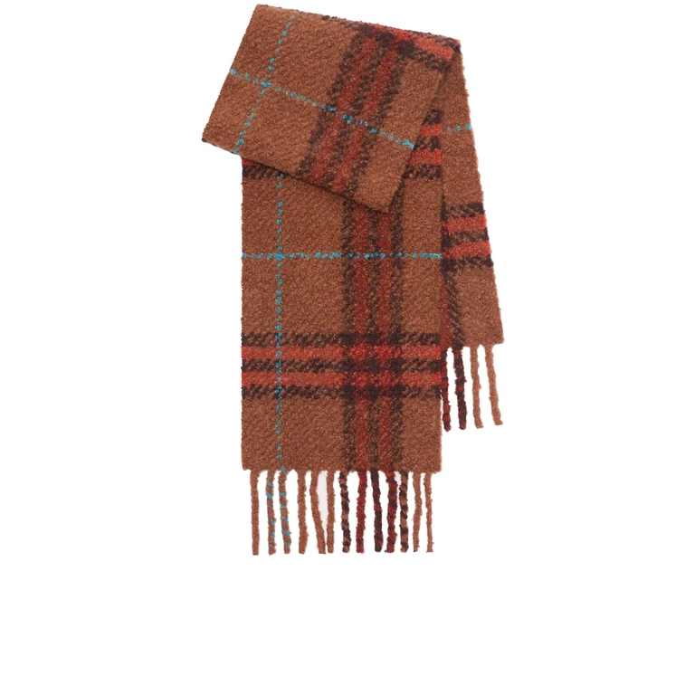 Burberry G Chck Boucle Brown Sciarpa - Women