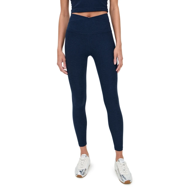 Beyond Yoga Spacedye At Your Leisure Ankle Leggings Nocturnal Navy XXL
