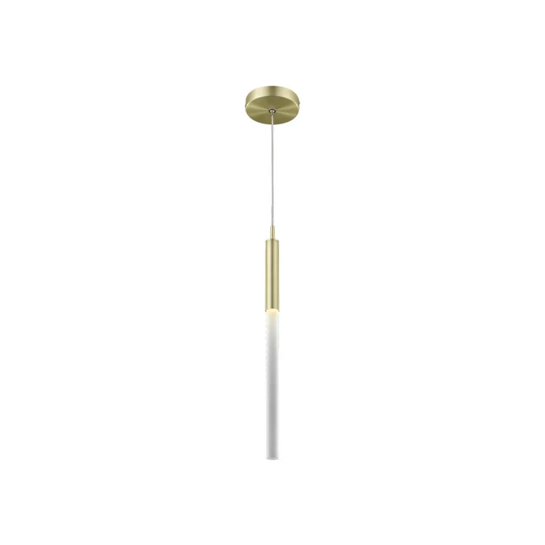Main St. 1-Light Pendant in Brushed Brass