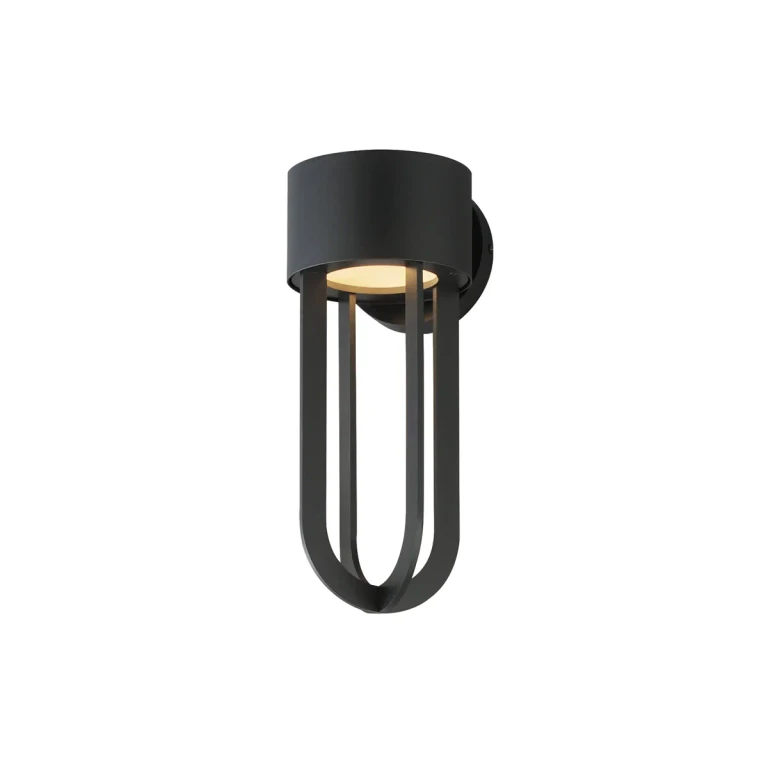 Black LED Outdoor Wall Sconce from the Quayside VX Collection