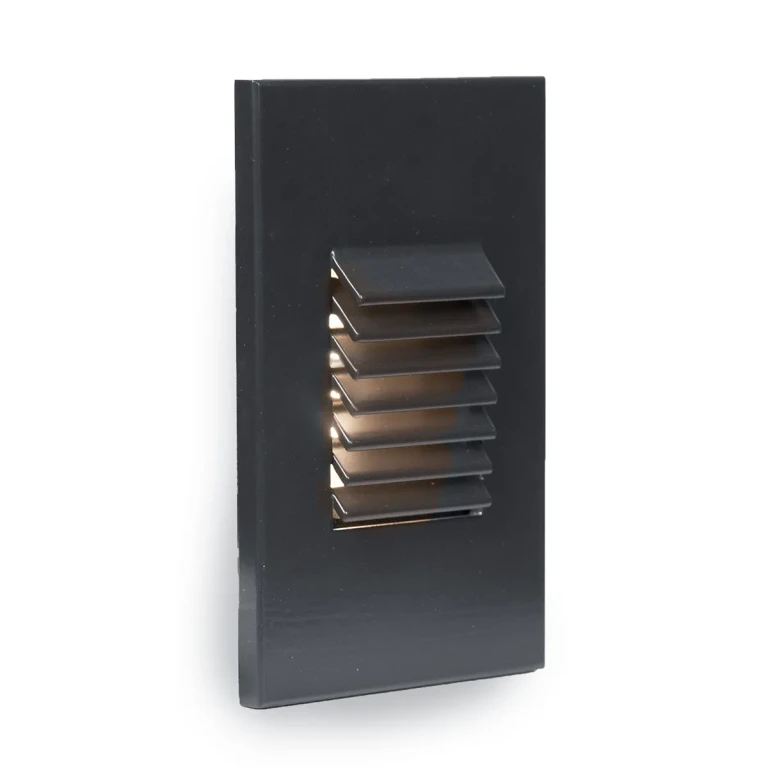 Black on Aluminum LED Step and Wall Light from the Ledme Step And Wall Lights Collection