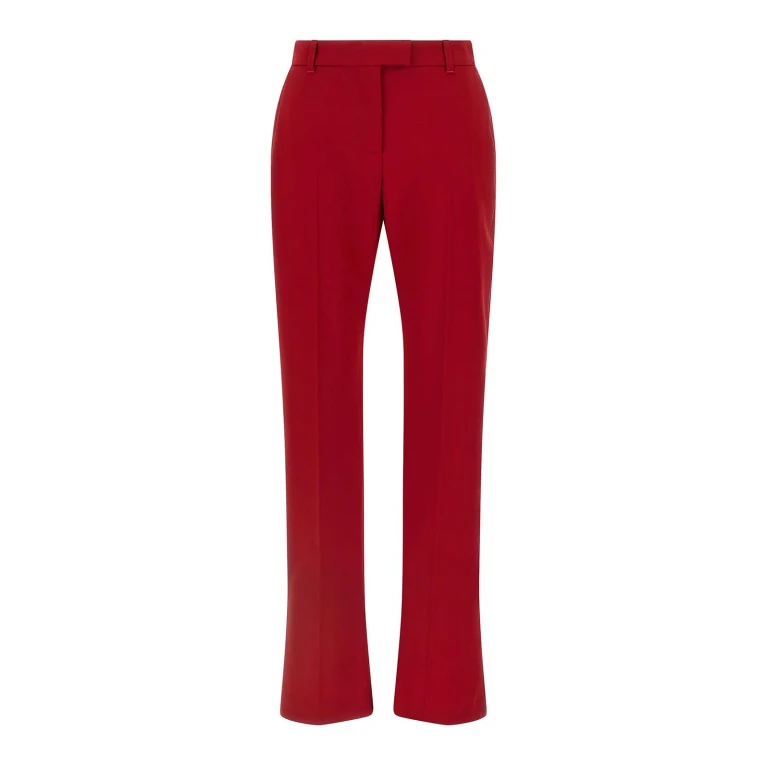 Alexander Mcqueen Calças Casuais - Red