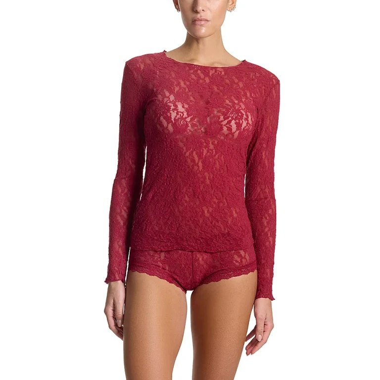Hanky Panky Signature Lace Long Sleeve Top