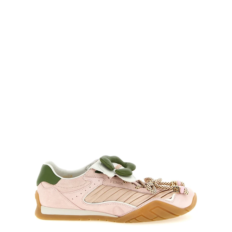 Wave pulse sneakers Pink Calfskin Leather (bos Taurus) - Women