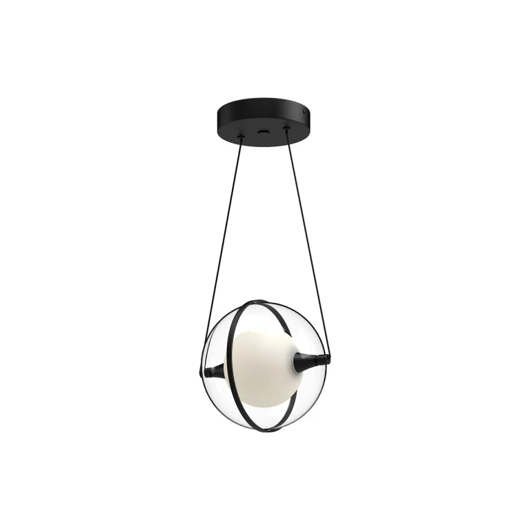 Black LED Pendant from the Aries Collection