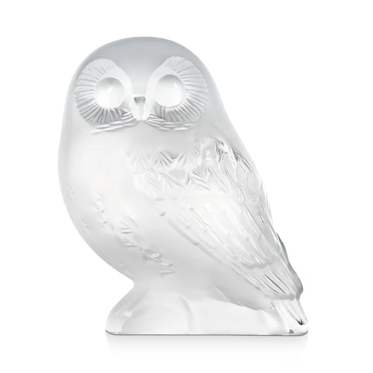 Lalique Shivers Owl Figure