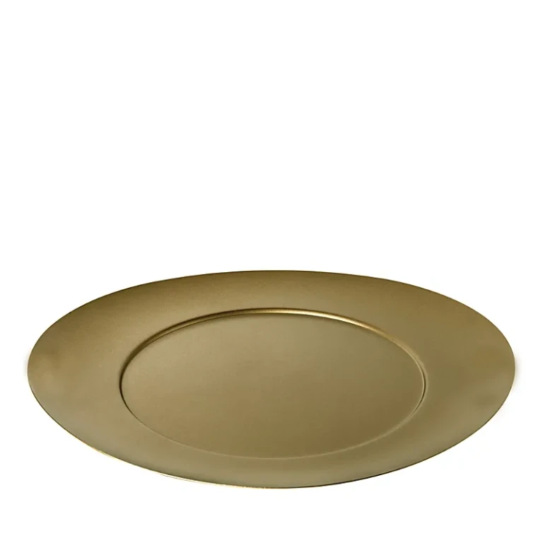 Mepra Atmosfera Charger Plate, Materic Gold