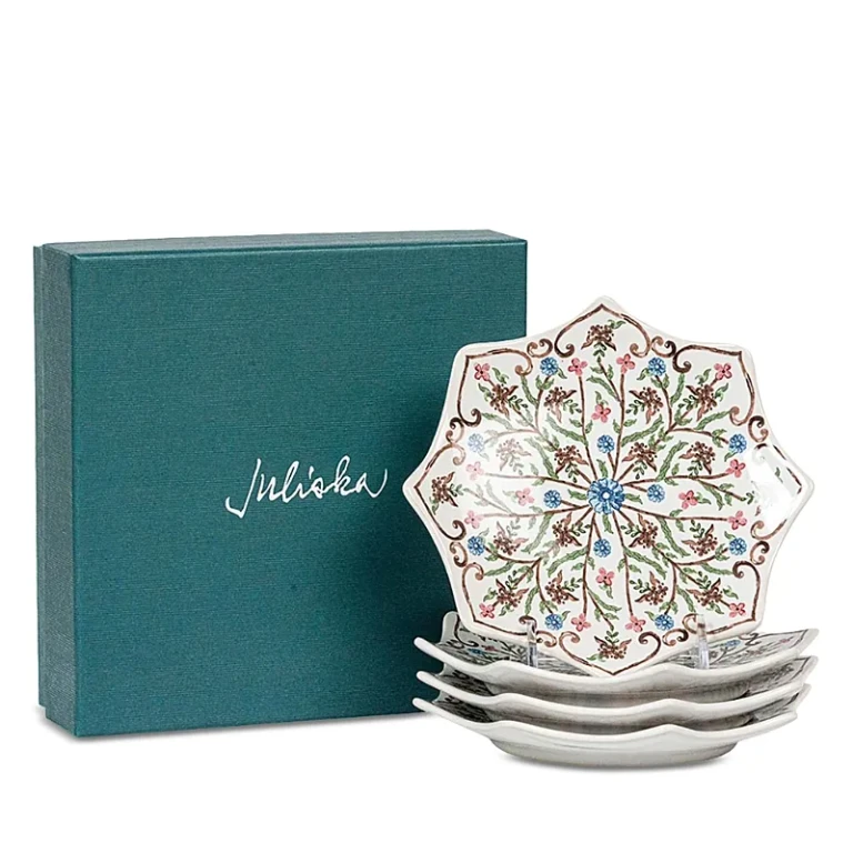 Juliska Villa Seville Scalloped Side/Cocktail Plate, Set of 4