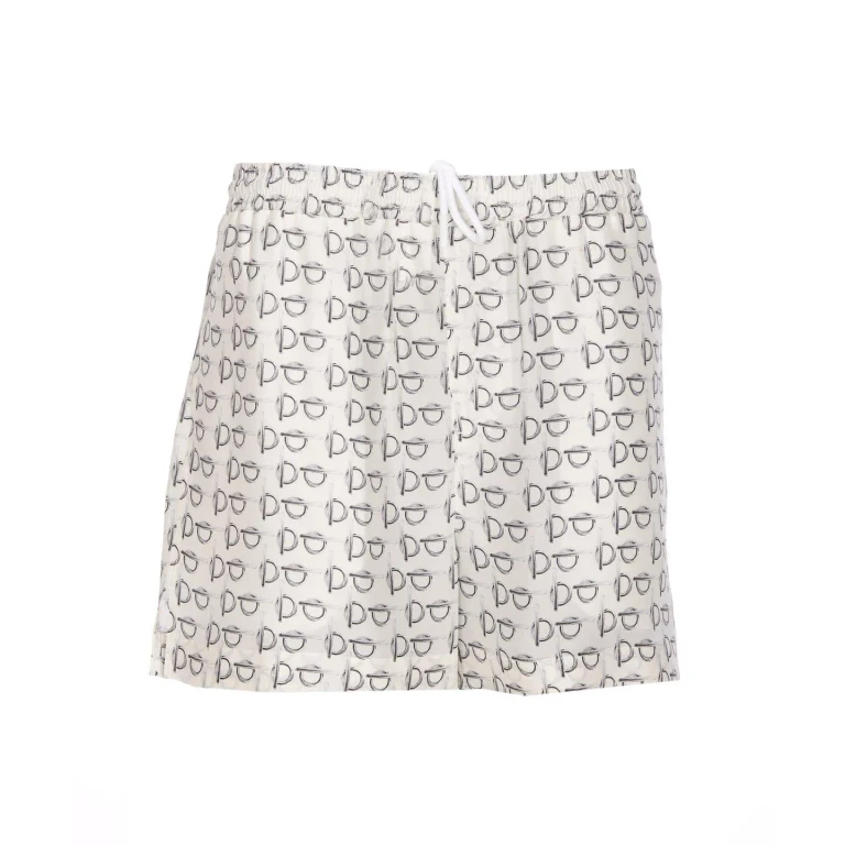 Burberry Drawstring All-over Printed Shorts