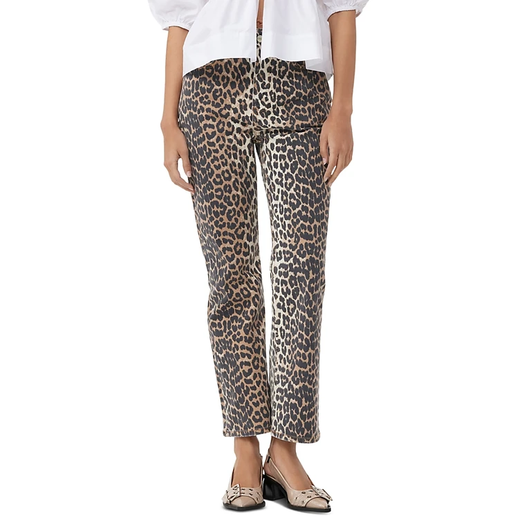 Ganni Jean Évasé - Marron