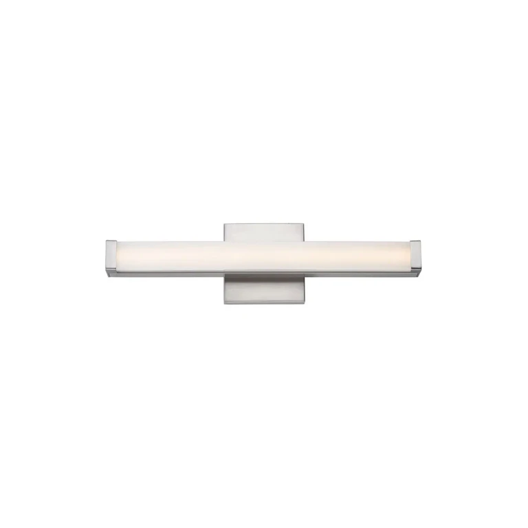 Satin Nickel LED Bathroom Vanity Light from the Spec 5CCT Collection