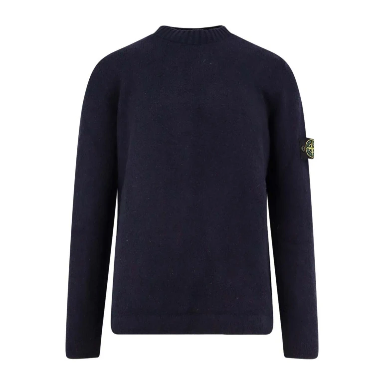 Stone Island Pull Col Rond - Bleu
