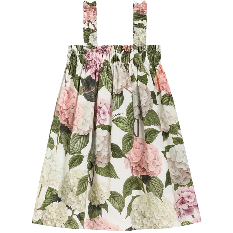 Dolce & Gabbana Kids Abito Senza Maniche Green