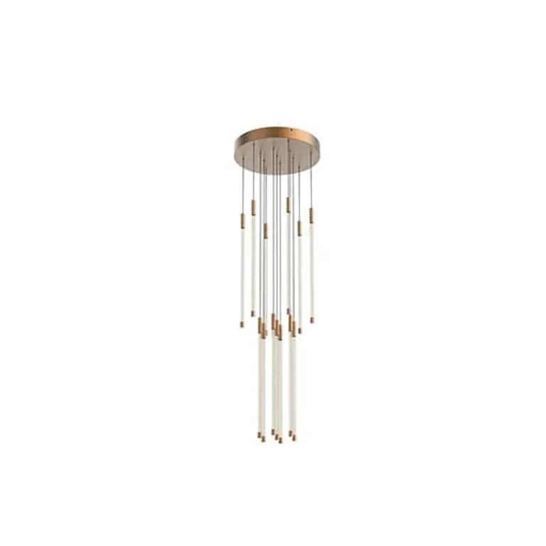 Kuzco Motif Pendant Light in Brushed Gold