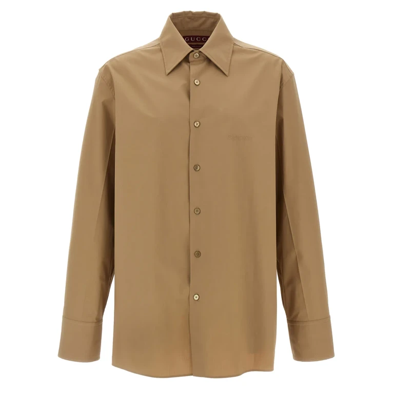 구찌 남성 엠보싱 로고 티셔츠