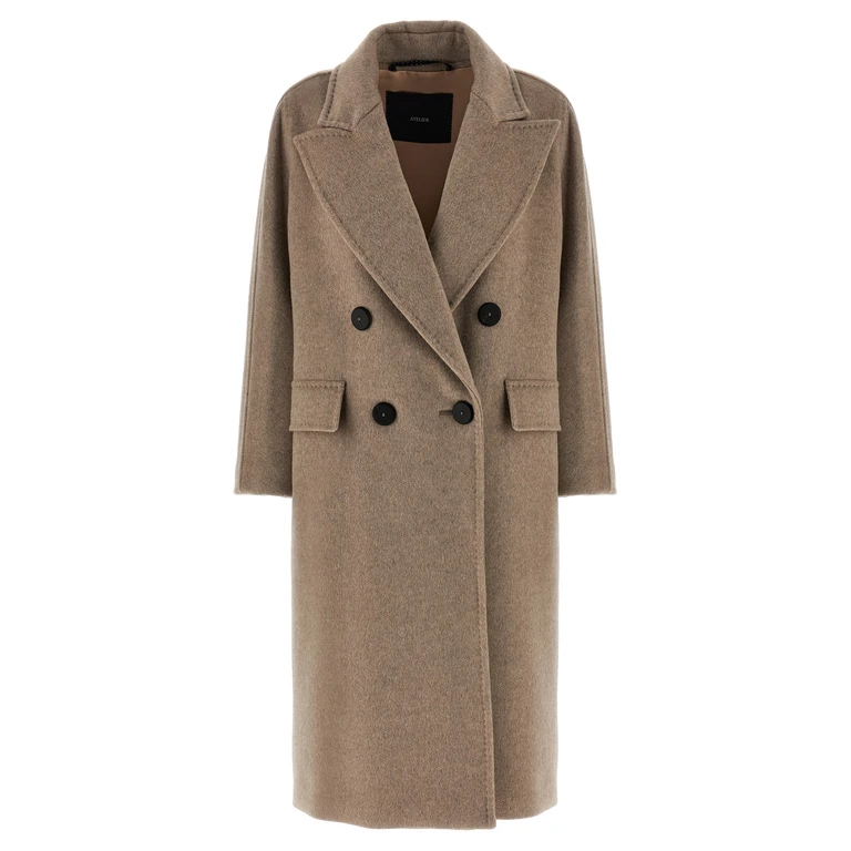 Max Mara Beige Cashmere Coat Clothing - Women