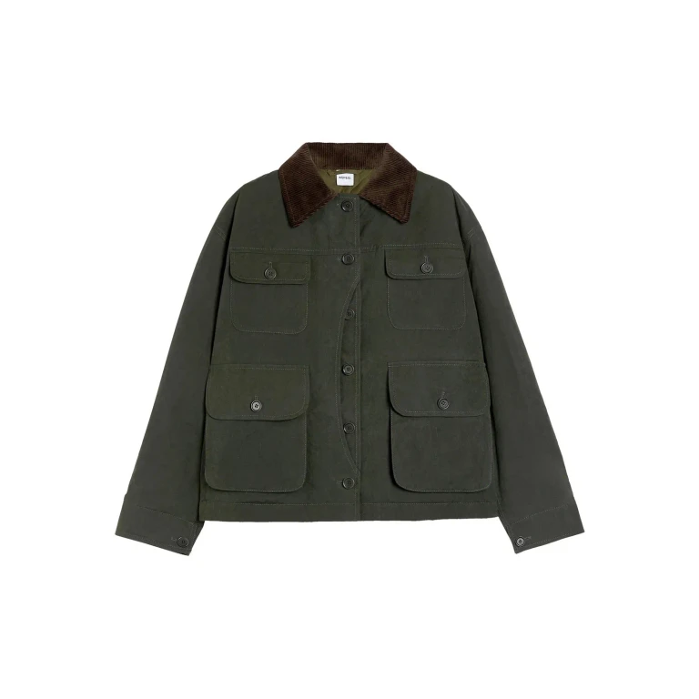 Aspesi Manteau Au Genou - Vert Foncé