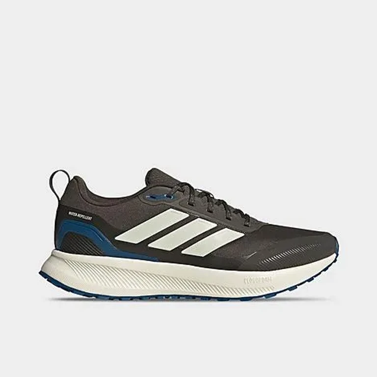 adidas Men's Runfalcon 5 TR Running Shoes in Shadow Olive/Off White/Dusky Petrol Size: 7.5