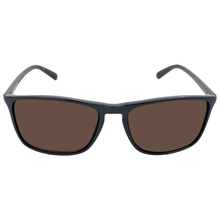 Calvin Klein Brown Rectangular Mens Sunglasses CK20524S 410 57
